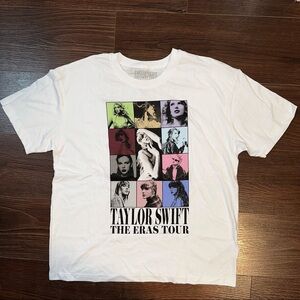Taylor Swift Eras Tour White T-shirt